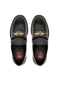 Love Moschino - LOVE MOSCHINO Loafersy JA10404G1NJD000041 Czarny. Kolor: czarny. Materiał: skóra