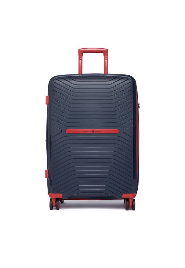 Walizka średnia Beverly Hills Polo Club. Kolor: niebieski