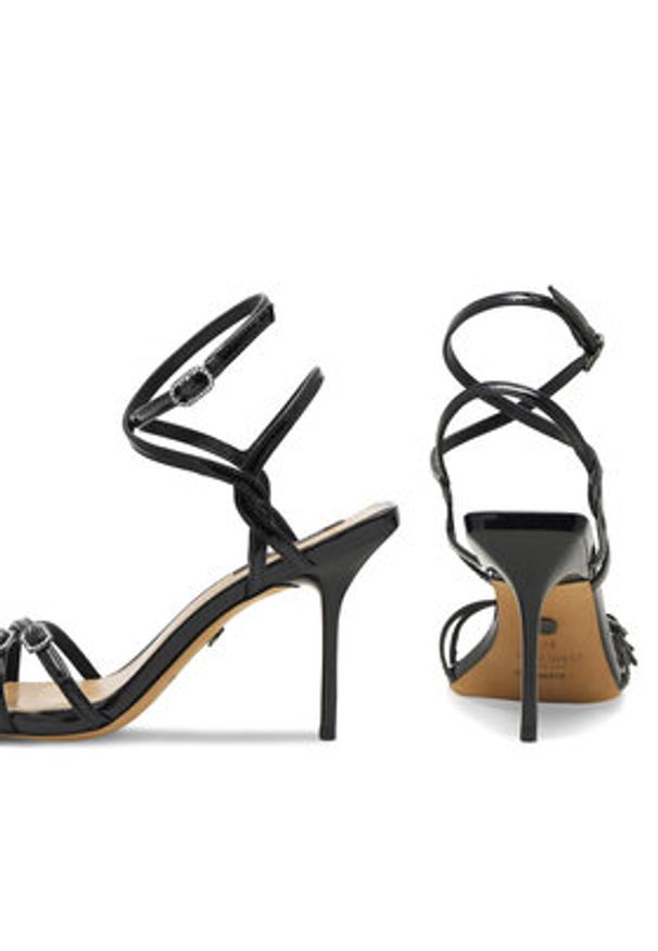 Nine West Sandały ZL23014CC Czarny. Kolor: czarny. Materiał: syntetyk