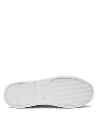 Trussardi Jeans - Trussardi Sneakersy 77A00383 Biały. Kolor: biały. Materiał: skóra