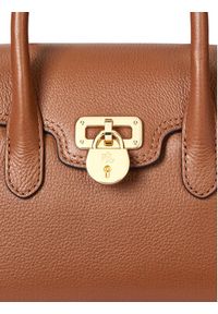 Lauren Ralph Lauren - LAUREN RALPH LAUREN Torebka 431969349001 Brązowy. Kolor: brązowy. Materiał: skórzane #6