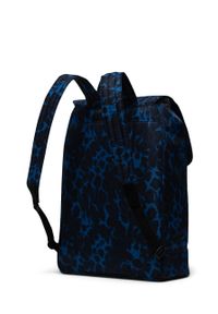 Herschel plecak kolor granatowy duży wzorzysty. Kolor: niebieski