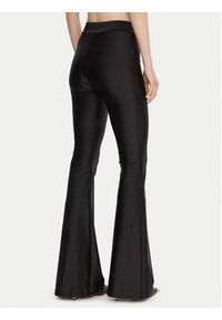 Just Cavalli Legginsy 79PAC1C1 J0108 Czarny Flare Fit. Kolor: czarny. Materiał: bawełna #4