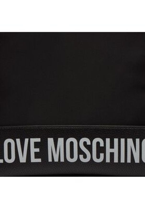 Love Moschino - LOVE MOSCHINO Plecak JC4251PP0IKE100A Czarny. Kolor: czarny. Materiał: skóra