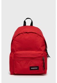 Eastpak plecak damski kolor czerwony duży gładki. Kolor: czerwony. Wzór: gładki #1