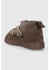Inuikii śniegowce zamszowe Classic Low kolor brązowy 75202-006. Nosek buta: okrągły. Kolor: brązowy. Materiał: zamsz #4