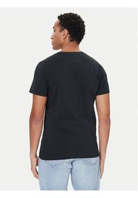 Tommy Jeans T-Shirt DM0DM04410 Czarny Regular Fit. Kolor: czarny. Materiał: bawełna
