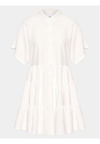 Silvian Heach Sukienka koszulowa GPP23328VE Biały Relaxed Fit. Kolor: biały. Materiał: wiskoza. Typ sukienki: koszulowe #3