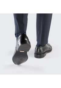 Wittchen - Męskie oksfordy skórzane. Kolor: czarny. Materiał: skóra. Obcas: na obcasie. Styl: klasyczny, elegancki. Wysokość obcasa: średni #8