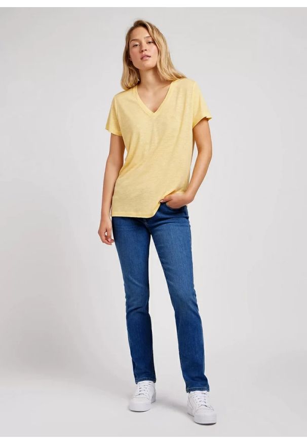 Lee - LEE DAMSKIE SPODNIE JEANSOWE LEE ELLY NIGHT SKY 112338322