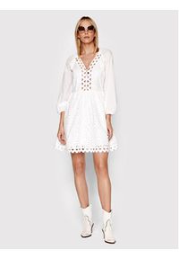 Silvian Heach Sukienka letnia CVP22191VE Biały Regular Fit. Kolor: biały. Materiał: bawełna. Sezon: lato #2
