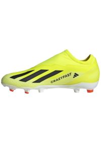 Adidas - Buty adidas X Crazyfast League Ll Fg M IG0622 żółte. Kolor: żółty. Materiał: syntetyk, materiał. Szerokość cholewki: normalna