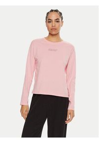 United Colors of Benetton - United Colors Of Benetton Koszulka piżamowa 30963M04S Różowy Regular Fit. Kolor: różowy. Materiał: bawełna #7