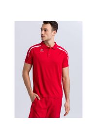 ERIMA - Polo Erima Liga 2.0. Typ kołnierza: polo. Kolor: czerwony, biały, wielokolorowy. Styl: sportowy