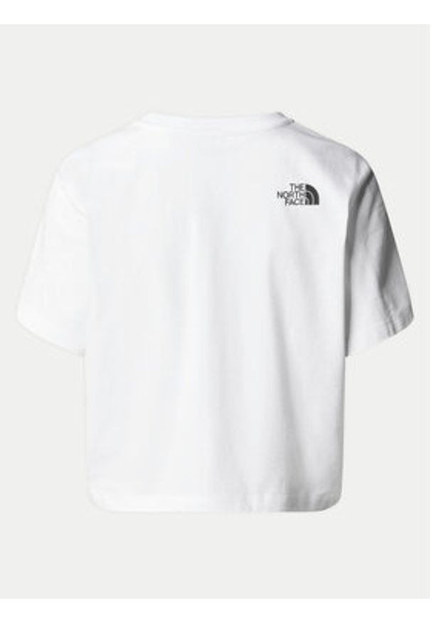 The North Face T-Shirt Easy NF0A87NA Biały Relaxed Fit. Kolor: biały. Materiał: bawełna