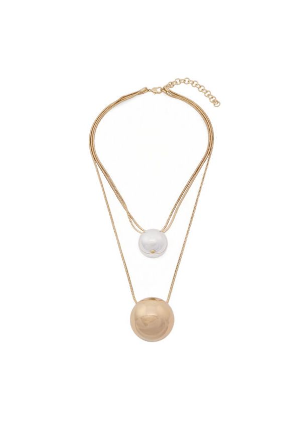 Weekend Max Mara Naszyjnik 2615751084650 Złoty. Materiał: metalowe. Kolor: złoty