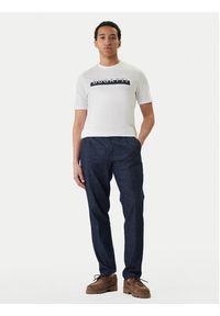 Bugatti T-Shirt 8350-75043C Biały Regular Fit. Kolor: biały. Materiał: bawełna #6