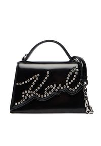 Karl Lagerfeld - KARL LAGERFELD Torebka A4W30035 Czarny. Kolor: czarny. Materiał: skórzane