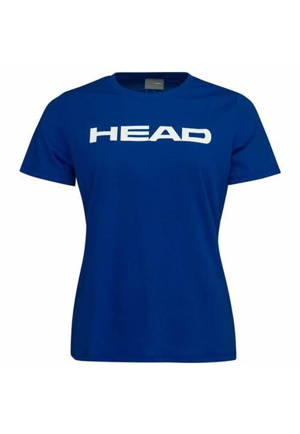 Koszulka sportowa damska Head Club 22 Lucy. Kolor: niebieski. Materiał: poliester. Długość rękawa: krótki rękaw. Długość: krótkie