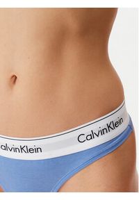 Calvin Klein Underwear Stringi 0000F3786E Niebieski. Kolor: niebieski. Materiał: bawełna #3