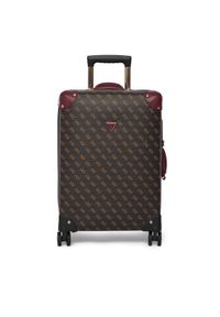 Guess Walizka kabinowa Latona Travel TWLQ92 11983 Brązowy. Kolor: brązowy. Materiał: skóra #1