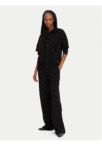 Hugo - HUGO Bluza Flokki 50531659 Czarny Relaxed Fit. Kolor: czarny. Materiał: bawełna #5