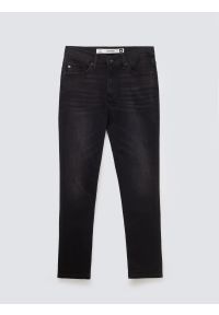 Big-Star - Jeansy męskie czarne Terry Carrot 956. Stan: obniżony. Kolor: czarny. Wzór: jednolity #7