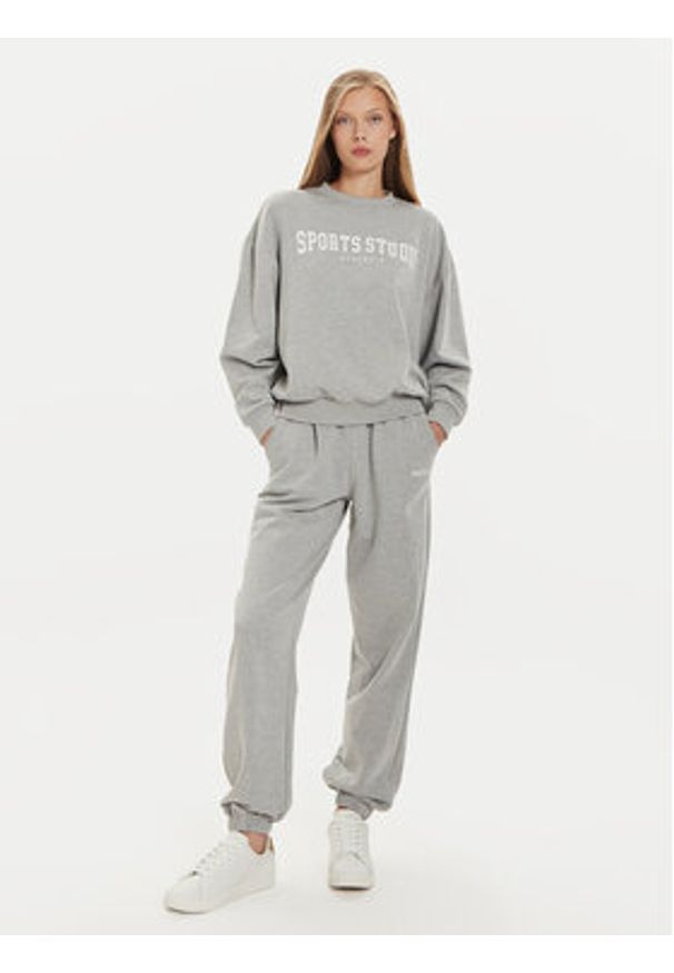 Athlecia Bluza Giannis W Crew Neck EA243363 Szary Regular Fit. Kolor: szary. Materiał: syntetyk