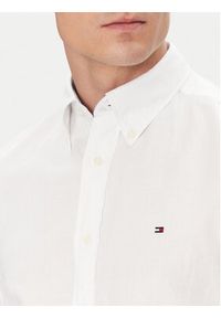 TOMMY HILFIGER - Tommy Hilfiger Koszula MW0MW40703 Biały Regular Fit. Kolor: biały. Materiał: bawełna #3