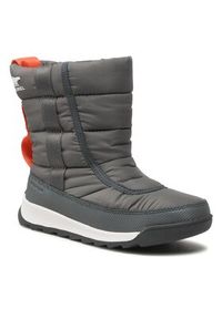sorel - Sorel Śniegowce Youth Whitney™ II Puffy Mid Wp NY3873-054 Szary. Kolor: szary. Materiał: materiał #2