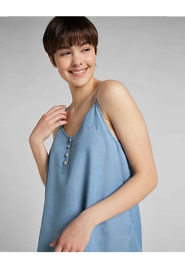 Lee - LEE CAMI DAMSKA BLUZKA ARCTIC ICE L46ETSUW 112145213