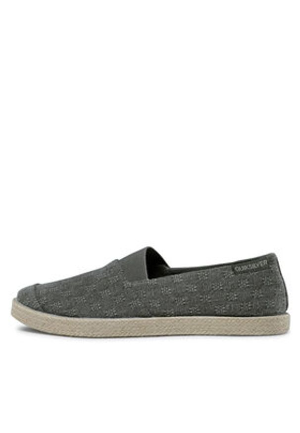 Quiksilver Espadryle AQYS700053 Szary. Kolor: szary. Materiał: materiał