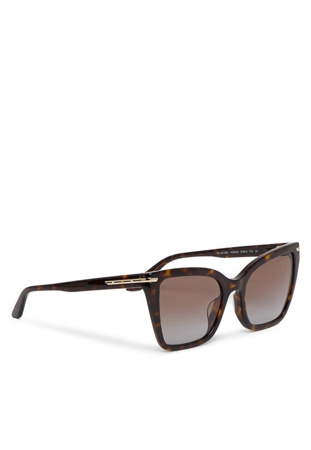 Emporio Armani Okulary przeciwsłoneczne 0EA4273BU 502689 Brązowy. Kolor: brązowy