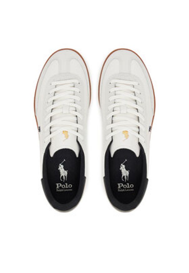 Polo Ralph Lauren Sneakersy Bedford 809961181001 Biały. Kolor: biały. Materiał: skóra