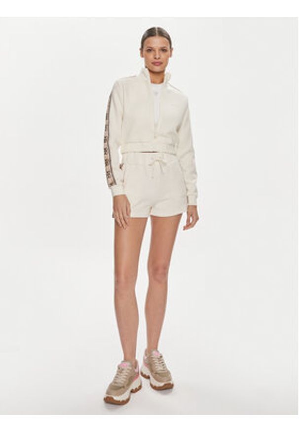 Guess Bluza V3RQ12 KB3P2 Szary Regular Fit. Kolor: szary. Materiał: syntetyk, bawełna