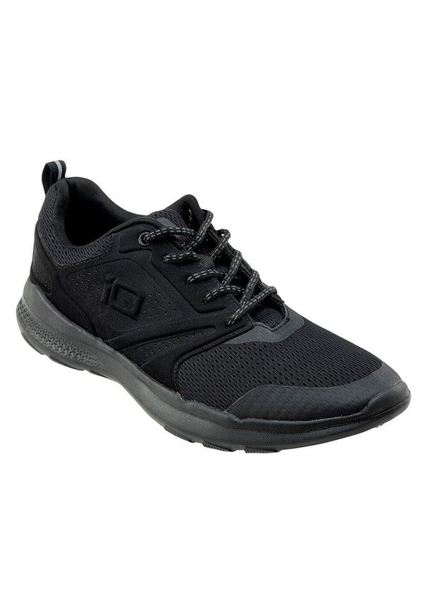 IQ - Męskie Buty Sportowe Z Logo Denali. Okazja: na spacer. Kolor: czarny. Sport: turystyka piesza