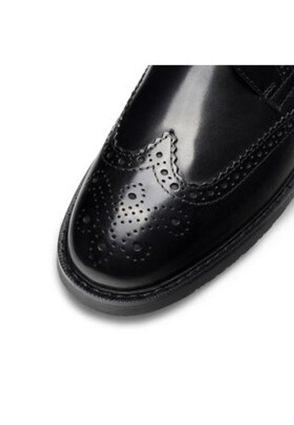 Gino Rossi Półbuty DANTE-02 123AM Czarny. Kolor: czarny. Materiał: skóra