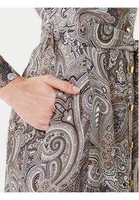 Marciano Guess Sukienka koszulowa 5YGK47 7298A Beżowy Regular Fit. Kolor: beżowy. Materiał: wiskoza. Typ sukienki: koszulowe #5