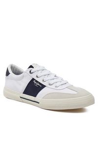 Pepe Jeans Sneakersy Kenton Strap M PMS31042 Biały. Kolor: biały. Materiał: materiał #6