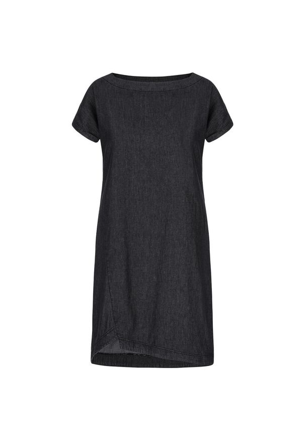 ZOOPLEMENTS - Sukienka damska Loap Diviniss, rozmiar S. Okazja: na co dzień. Kolor: fioletowy. Materiał: bawełna. Sezon: wiosna, lato, jesień. Typ sukienki: sportowe, asymetryczne. Styl: casual, sportowy