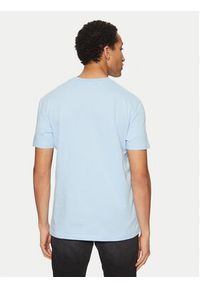 Calvin Klein Jeans T-Shirt Monologo J30J325649 Błękitny Regular Fit. Kolor: niebieski. Materiał: bawełna #5