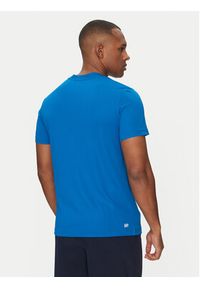 Lacoste T-Shirt TH8986 Niebieski Regular Fit. Kolor: niebieski. Materiał: syntetyk #3