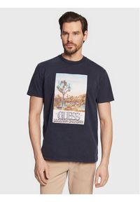 Guess T-Shirt Desert Photo M3GI74 KA260 Granatowy Regular Fit. Kolor: niebieski. Materiał: bawełna