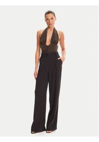 NORMA KAMALI Body Mio KK424XPLG74823 Brązowy Slim Fit. Kolor: brązowy. Materiał: syntetyk #4