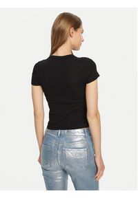 Guess T-Shirt W5RI68 KA0H1 Czarny Regular Fit. Kolor: czarny. Materiał: bawełna #5