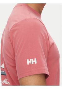 Helly Hansen T-Shirt Shoreline 54601 Czerwony Regular Fit. Kolor: czerwony. Materiał: bawełna #3