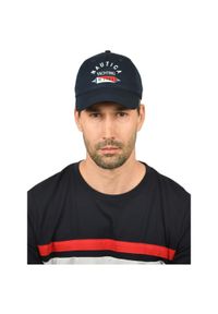 Czapka z daszkiem Nautica Artic Strapback. Kolor: niebieski