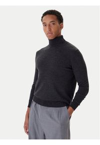 Kappa Golf 6005650 Szary Regular Fit. Typ kołnierza: golf. Kolor: szary. Materiał: wełna