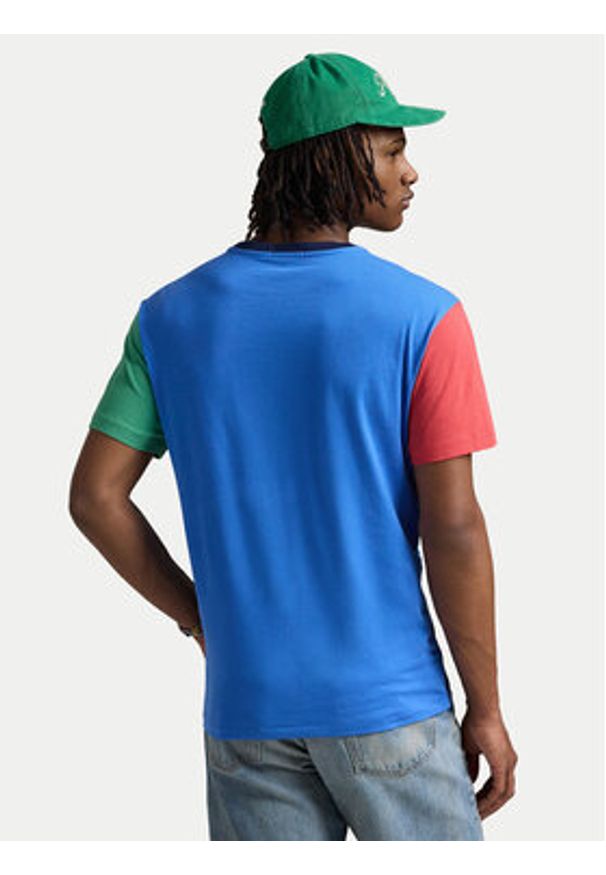 Polo Ralph Lauren T-Shirt 710852665008 Granatowy Classic Fit. Typ kołnierza: polo. Kolor: niebieski. Materiał: bawełna