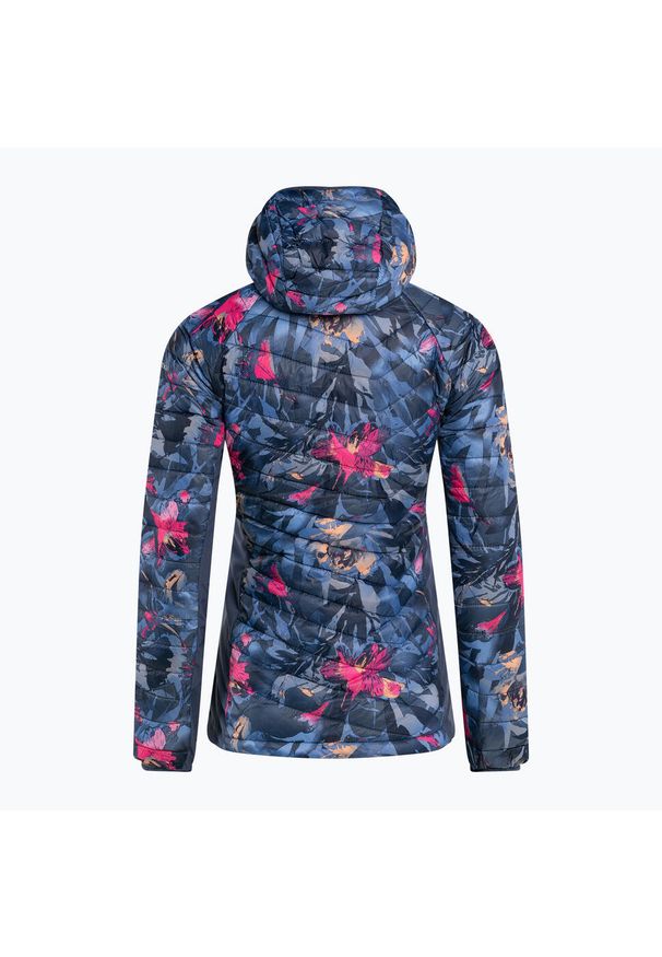 columbia - Kurtka hybrydowa damska Columbia Powder Pass Hooded. Kolor: niebieski. Sport: turystyka piesza